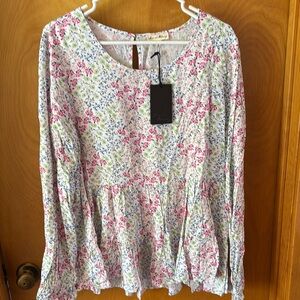 Floral Print Women's Top